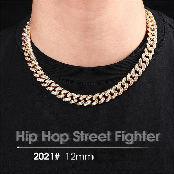 necklace for mens chain cuban link gold chains iced out jewelry 12mm full diamond men's and women's hiphop gilded necklace, Black
necklace for mens chain cuban link gold chains iced out jewelry 12mm full diamond men's and women's hiphop gilded necklace, Black