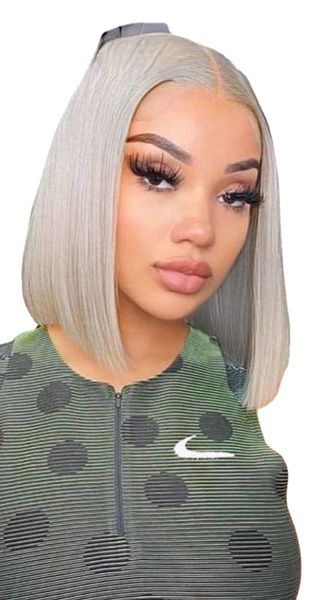 grey colored short bob human hair lace front wig glueless red purple pixie cut platinum blonde 613 brazilian wigs for women, Black;brown
grey colored short bob human hair lace front wig glueless red purple pixie cut platinum blonde 613 brazilian wigs for women, Black;brown