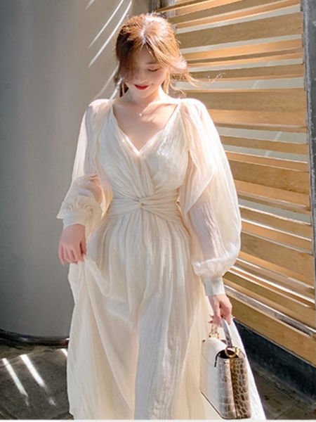 dresses long white dress women party puff sleeve dresses summer elegent beach dresses aline french korean high waist goddess dress, Black;gray
dresses long white dress women party puff sleeve dresses summer elegent beach dresses aline french korean high waist goddess dress, Black;gray