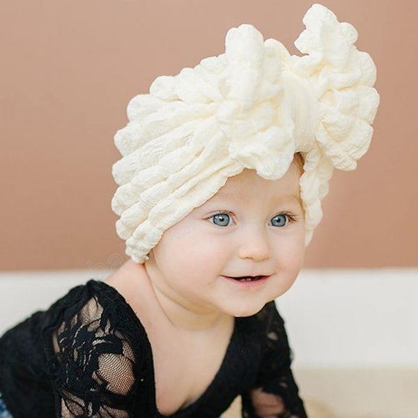big bow baby cap solid color bubble cloth large bow beanie hat newborn turban hat kids gift, Yellow
big bow baby cap solid color bubble cloth large bow beanie hat newborn turban hat kids gift, Yellow