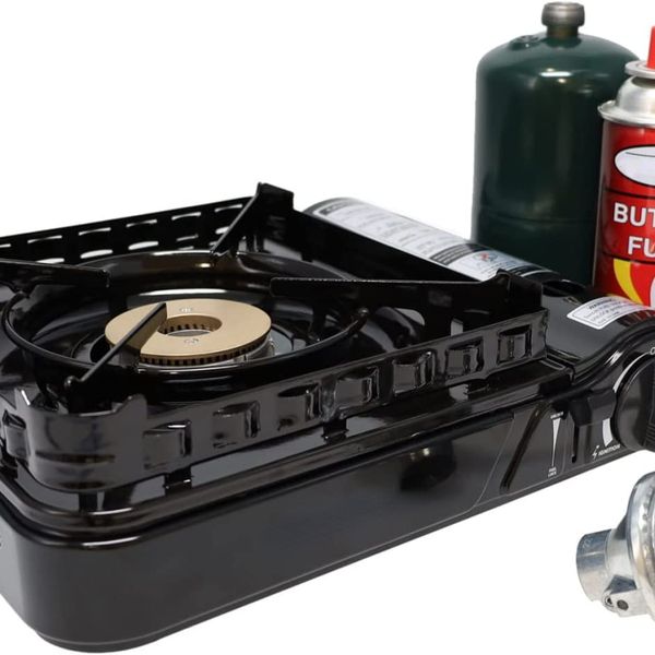 dual fuel portable stove 15,000btu with brass burner head, dual spiral flame gas stove - patent pending
dual fuel portable stove 15,000btu with brass burner head, dual spiral flame gas stove - patent pending