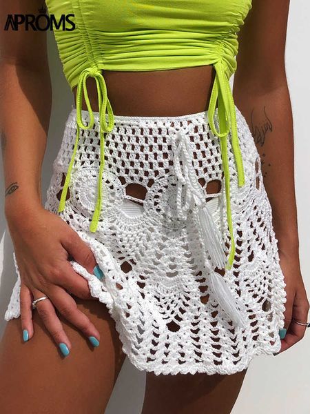 skirts aproms candy color handmade cotton knitted crochet mini skirts women summer hollow out high waist beach skirt white bottoms 2022 j230, Black
skirts aproms candy color handmade cotton knitted crochet mini skirts women summer hollow out high waist beach skirt white bottoms 2022 j230, Black