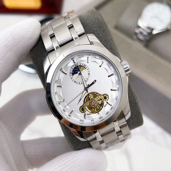 mens watch designer luxury automatic mechanical movement watches silver stainless steel dial strap waterproof sapphire orologio., Slivery;brown
mens watch designer luxury automatic mechanical movement watches silver stainless steel dial strap waterproof sapphire orologio., Slivery;brown
