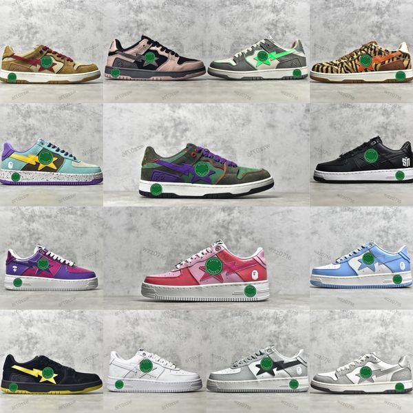 bapely ape sta casual running shoes sk8 low men women black white pastel green blue suede bapestaly pink mens womens trainers outdoor sports
bapely ape sta casual running shoes sk8 low men women black white pastel green blue suede bapestaly pink mens womens trainers outdoor sports