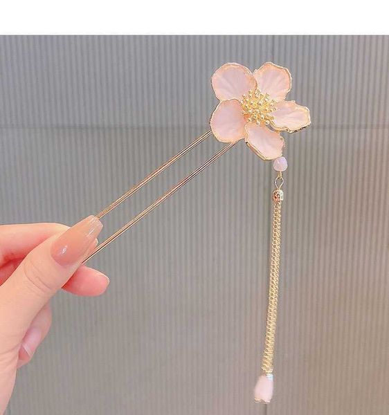hairpins chinese sweet vintage flower tassels u shape hair stick for women girl elegant temperament hair fork cheongsam hanfu hairpin w0417, Golden;silver
hairpins chinese sweet vintage flower tassels u shape hair stick for women girl elegant temperament hair fork cheongsam hanfu hairpin w0417, Golden;silver