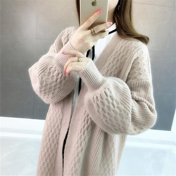 sweaters women long cardigan sweater long sleeve loose knitting cardigan sweater women knitted female cardigan for girl ns4452, White;black
sweaters women long cardigan sweater long sleeve loose knitting cardigan sweater women knitted female cardigan for girl ns4452, White;black