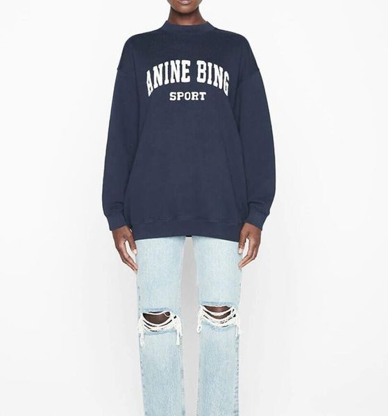 23ss anine bing women designer hoodies embroidered letters pullover sweatshirt loose long sleeves fashion casual sweater sportswear steetwea, Black
23ss anine bing women designer hoodies embroidered letters pullover sweatshirt loose long sleeves fashion casual sweater sportswear steetwea, Black