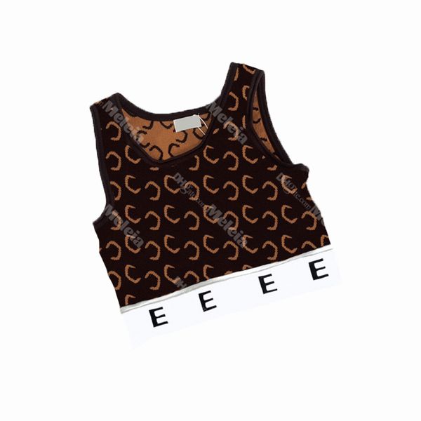 sleeveless short vests designer women tank outdoor knitted for lady summer jacquard tanks, White
sleeveless short vests designer women tank outdoor knitted for lady summer jacquard tanks, White