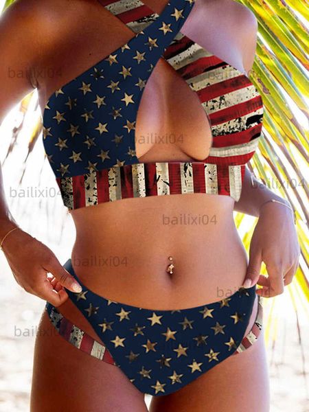 women's swimwear cute wrapcut out halter bikini set american flag swimsuit set women criss cross bathing suit 2 piece 2023 summer new t, White;black
women's swimwear cute wrapcut out halter bikini set american flag swimsuit set women criss cross bathing suit 2 piece 2023 summer new t, White;black