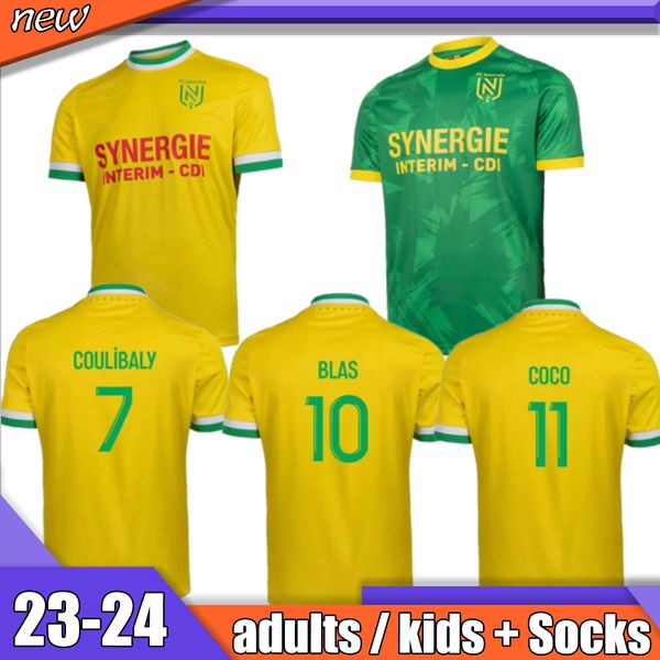 22 23 muani nantes etoile soccer jerseys maillots fc simon kolo girotto coulibaly blas 2022 2023 men kids home away football shirt maillot d, Black;yellow
22 23 muani nantes etoile soccer jerseys maillots fc simon kolo girotto coulibaly blas 2022 2023 men kids home away football shirt maillot d, Black;yellow