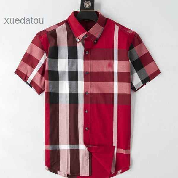 business designer shirt mens casual fashion burbereys mens brand shirt spring summer lapel short sleeved plaid single row buttons comfortabl, White;black
business designer shirt mens casual fashion burbereys mens brand shirt spring summer lapel short sleeved plaid single row buttons comfortabl, White;black