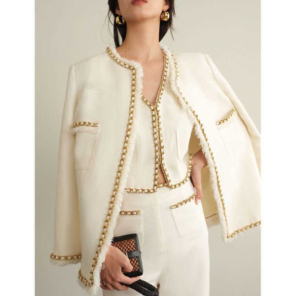 design sense small fragrance coat vest pants women's 2022 early autumn fashion set east gate korean clothing, Black;white
design sense small fragrance coat vest pants women's 2022 early autumn fashion set east gate korean clothing, Black;white