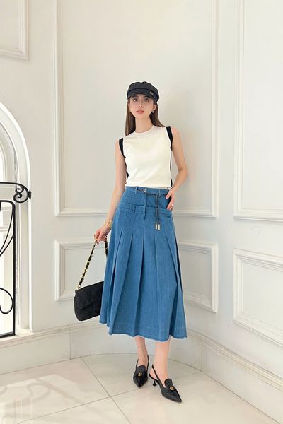 chan home 2023 summer dresses for women new ootd fashion cowboy short skirt dinner party dresses casual metal buckle logo cowboy skirt mothe, White;black
chan home 2023 summer dresses for women new ootd fashion cowboy short skirt dinner party dresses casual metal buckle logo cowboy skirt mothe, White;black