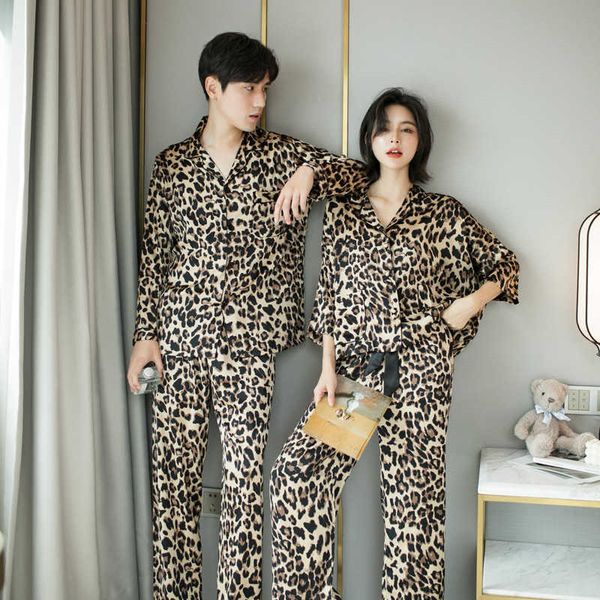 women's sleep lounge jxgarb leopard color couples pajamas sets female male ice silk cardigan pyjamas sets men women lovely pijamas sets
women's sleep lounge jxgarb leopard color couples pajamas sets female male ice silk cardigan pyjamas sets men women lovely pijamas sets