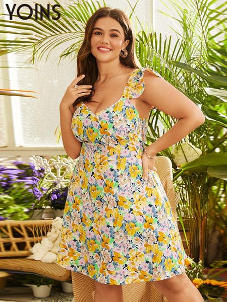 dresses yoins plus size summer dress women bohemian flower printed mini sundress 2022 sleeveless v neck casual ruffled party robe, Black
dresses yoins plus size summer dress women bohemian flower printed mini sundress 2022 sleeveless v neck casual ruffled party robe, Black