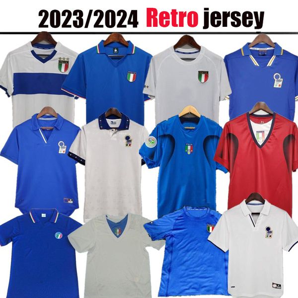 1982 italys retro soccer jerseys 1990 1996 1998 2000 home football 1994 maldini baggio donadoni schillaci totti del piero 2006 pirlo inzaghi, Black;yellow
1982 italys retro soccer jerseys 1990 1996 1998 2000 home football 1994 maldini baggio donadoni schillaci totti del piero 2006 pirlo inzaghi, Black;yellow