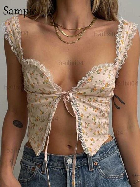 women's tanks camis sampic lace bow bandage crop women y2k chic floral print camisole 2022 summer sleeveless backless tank streetwear, White
women's tanks camis sampic lace bow bandage crop women y2k chic floral print camisole 2022 summer sleeveless backless tank streetwear, White