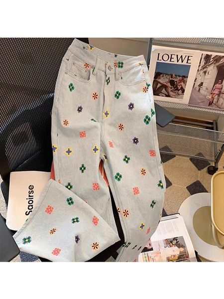 jeans wide leg pant women jeans summer high waist blue flower print straight leg slouchy denim trouser 2022 casual high street clothes
jeans wide leg pant women jeans summer high waist blue flower print straight leg slouchy denim trouser 2022 casual high street clothes