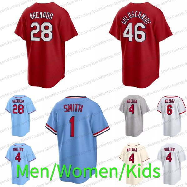 custom 4 yadier molina 28 nolan arenado jersey 46 paul goldschmidt 11 paul dejong 1 ozzie smith 3 dylan carlson baseball adam wainwright alb, Blue;black
custom 4 yadier molina 28 nolan arenado jersey 46 paul goldschmidt 11 paul dejong 1 ozzie smith 3 dylan carlson baseball adam wainwright alb, Blue;black