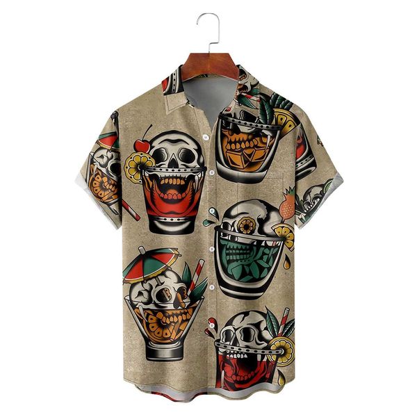 men's casual shirts men's 3d printing oversized summer y2k punk style turndown collar short sleeve haiian shirt for man vintage cl, White;black
men's casual shirts men's 3d printing oversized summer y2k punk style turndown collar short sleeve haiian shirt for man vintage cl, White;black