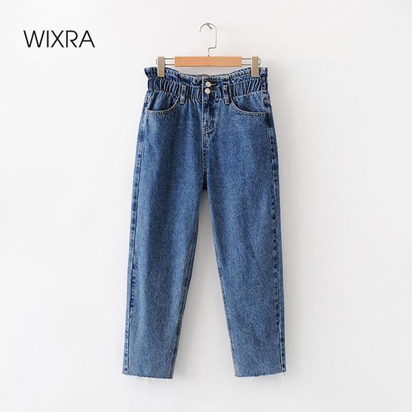jeans wixra womens denim pants ladies casual clothes female loose jeans trousers autumn spring high elastic waist bottoms, Blue
jeans wixra womens denim pants ladies casual clothes female loose jeans trousers autumn spring high elastic waist bottoms, Blue