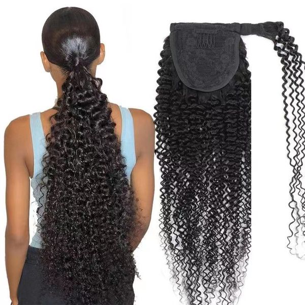 long curly ponytails yaki fluffy explosive head hair horsetail corn beard african wrap around human hairs pony tail hairpiece 160g weight, Black
long curly ponytails yaki fluffy explosive head hair horsetail corn beard african wrap around human hairs pony tail hairpiece 160g weight, Black
