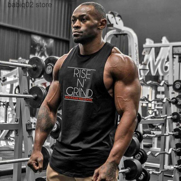 men' tank new cotton gym tank men sleeveless tank for boys bodybuilding clothing undershirt fitness stringer workout vest t230417, White;black
men' tank new cotton gym tank men sleeveless tank for boys bodybuilding clothing undershirt fitness stringer workout vest t230417, White;black