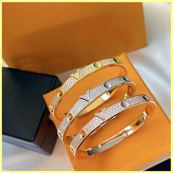 fashion gold bangle designer bracelet mens womens full diamond letters gold bracelets for women jewelry luxury love bracelets l brands alloy, Black
fashion gold bangle designer bracelet mens womens full diamond letters gold bracelets for women jewelry luxury love bracelets l brands alloy, Black