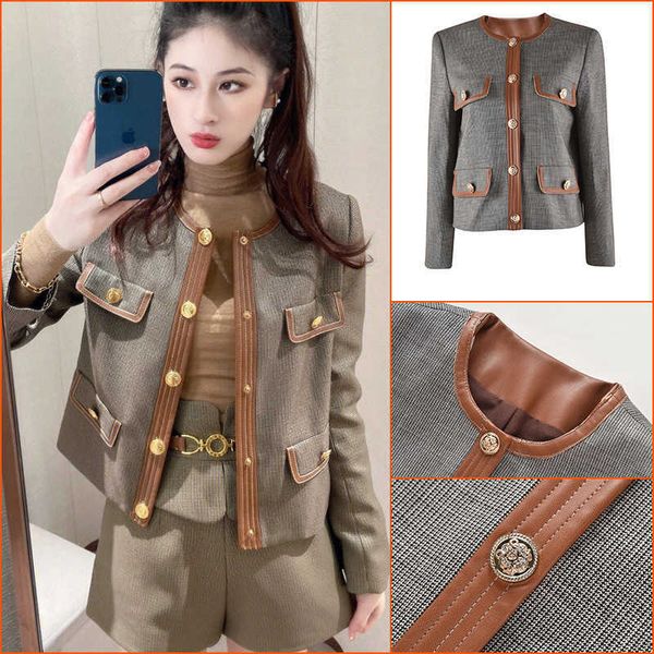 french style small fragrant celebrity short coat fashion suit women high waist wide leg shorts two-piece k9016, Black;white
french style small fragrant celebrity short coat fashion suit women high waist wide leg shorts two-piece k9016, Black;white
