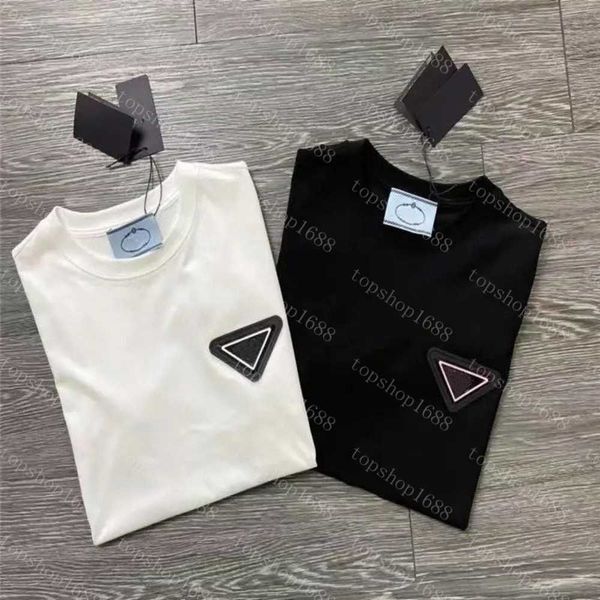 prad 2022 mens fashion t shirt designers men clothing black white tees short sleeve women's casual hip hop streetwear tshirts 01, White;black
prad 2022 mens fashion t shirt designers men clothing black white tees short sleeve women's casual hip hop streetwear tshirts 01, White;black