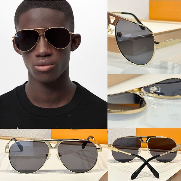 Designers high-quality 1.1 evidence metal sunglasses oval metal frame temple carving signature V-shaped frame luxury men and women Z1897E leisure vacation driving
Designers high-quality 1.1 evidence metal sunglasses oval metal frame temple carving signature V-shaped frame luxury men and women Z1897E leisure vacation driving