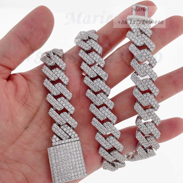 s925 cuban necklace 15mm wide custom hip hop jewelry mens moissanite diamond miami cuban link iced out cuban link necklace, Silver
s925 cuban necklace 15mm wide custom hip hop jewelry mens moissanite diamond miami cuban link iced out cuban link necklace, Silver