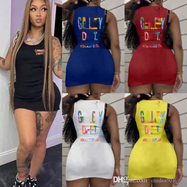 fashion casual dresses 2023 summer designer womens clothing crew neck letter print mini skirt, Black;gray
fashion casual dresses 2023 summer designer womens clothing crew neck letter print mini skirt, Black;gray