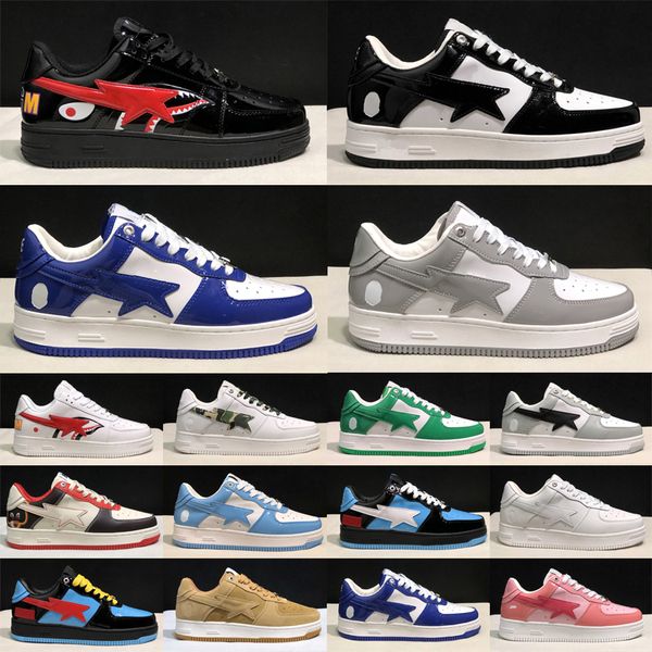 Designer Casual Shoes Sta Patent Leather Black White Blue Smoke Grey Fog Sneakers Triple Pink Plate-forme skate Flat Heels Womens Mens Trainers 36-45, 22
Designer Casual Shoes Sta Patent Leather Black White Blue Smoke Grey Fog Sneakers Triple Pink Plate-forme skate Flat Heels Womens Mens Trainers 36-45, 22