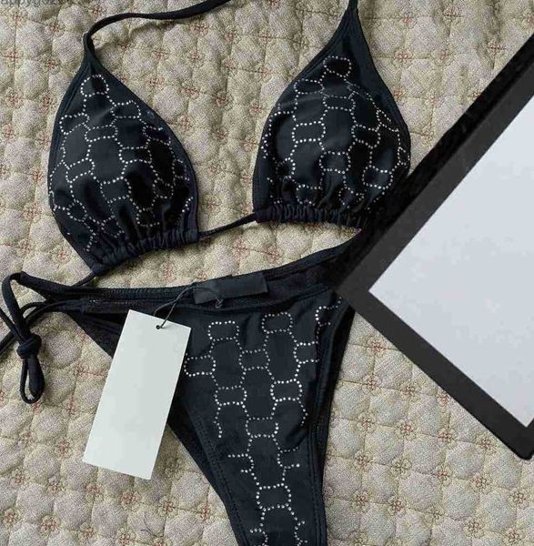 designer bikinis woman two-piece bikini with letter swimsuits crystal summer swimwear beach luxury bathing suits gucthree-point swimsuit, White;black
designer bikinis woman two-piece bikini with letter swimsuits crystal summer swimwear beach luxury bathing suits gucthree-point swimsuit, White;black