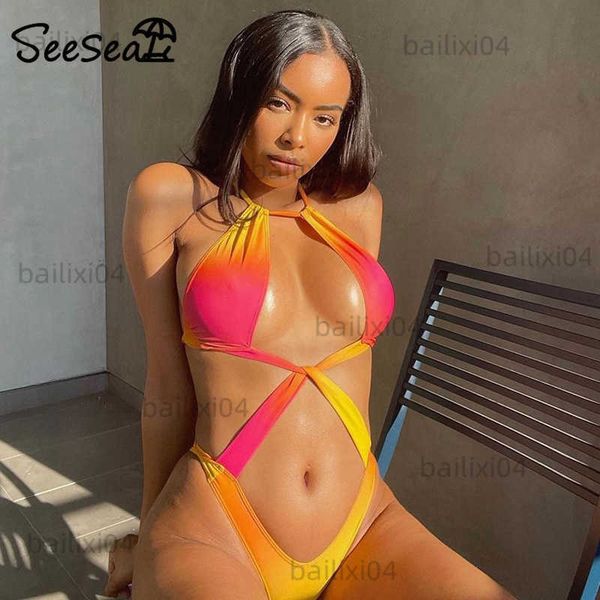 women's swimwear seeseac tie dye women bikinis hollow out cross backless swimwear summer fashion orange swimsuits bikini beach bathing, White;black
women's swimwear seeseac tie dye women bikinis hollow out cross backless swimwear summer fashion orange swimsuits bikini beach bathing, White;black