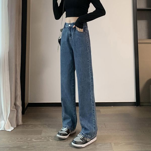 women's jeans women jeans high waist spring summer fashion streetwear straight wide leg pants loose casual female denim trousers baggy, Blue
women's jeans women jeans high waist spring summer fashion streetwear straight wide leg pants loose casual female denim trousers baggy, Blue
