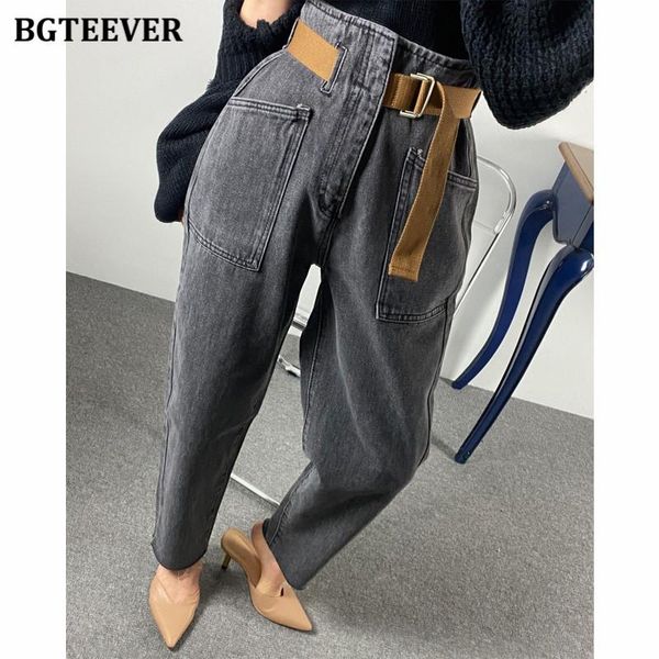 jeans bgteever 2021 fashion belted harem jeans pants women vintage ankle length denim baggy mom jean loose washed trousers mujer, Blue
jeans bgteever 2021 fashion belted harem jeans pants women vintage ankle length denim baggy mom jean loose washed trousers mujer, Blue