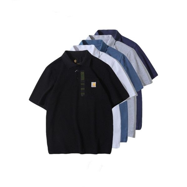 designer mens basic business polos t shirt fashion carhart brand summer casual men's t-shirts embroidered armbands letter badges solid, White;black
designer mens basic business polos t shirt fashion carhart brand summer casual men's t-shirts embroidered armbands letter badges solid, White;black