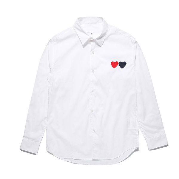 2023 summer japanese style womens slim fit blouses play designer women's play blouse red heart shirts eyes big heart embroidery shirt f, White;black
2023 summer japanese style womens slim fit blouses play designer women's play blouse red heart shirts eyes big heart embroidery shirt f, White;black