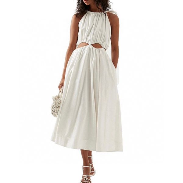 australian designer fanncy dress cotton hollow out sleeveless halter midi dress, Black;gray
australian designer fanncy dress cotton hollow out sleeveless halter midi dress, Black;gray