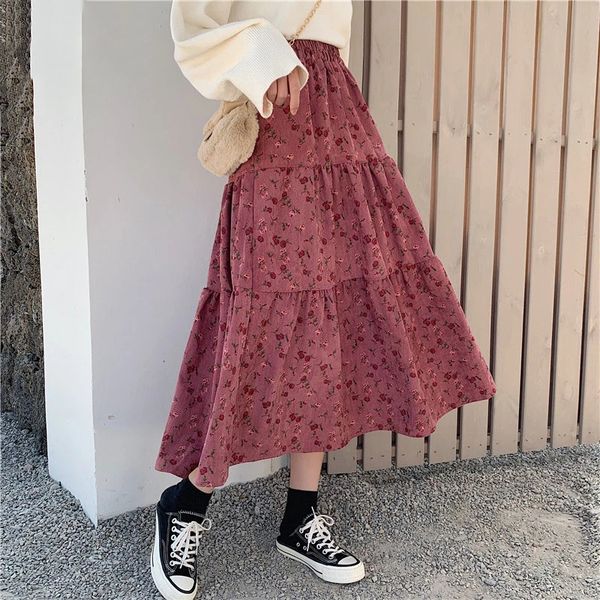 skirts winter corduroy long skirts women high waist a-line flower print maxi skirt female vintage pleated skirt cute girls streetwear 230417, Black
skirts winter corduroy long skirts women high waist a-line flower print maxi skirt female vintage pleated skirt cute girls streetwear 230417, Black