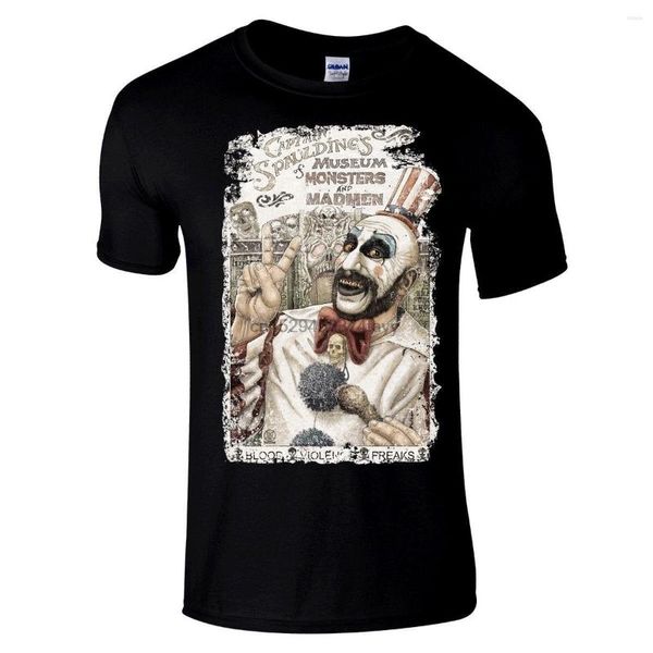 men's t-shirts shirts captain spaulding mens t-shirt house of the devil's rejects thousand dr satans to 2xl, White;black
men's t-shirts shirts captain spaulding mens t-shirt house of the devil's rejects thousand dr satans to 2xl, White;black