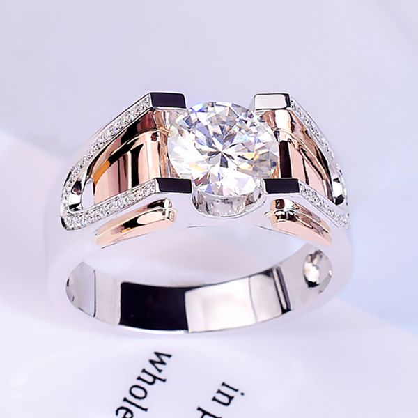 choucong brand wedding rings luxury jewelry 925 sterling silver rose gold fill round cut 5a cubic zircon party women men engagement band rin, Slivery;golden
choucong brand wedding rings luxury jewelry 925 sterling silver rose gold fill round cut 5a cubic zircon party women men engagement band rin, Slivery;golden