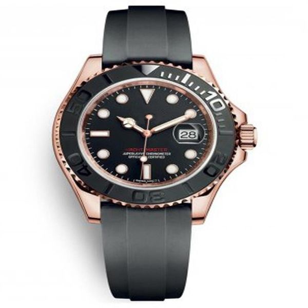 r rose gold black dial two-way rotating rubber strap automatic mechanical men's stainless steel watch262l, Slivery;brown
r rose gold black dial two-way rotating rubber strap automatic mechanical men's stainless steel watch262l, Slivery;brown