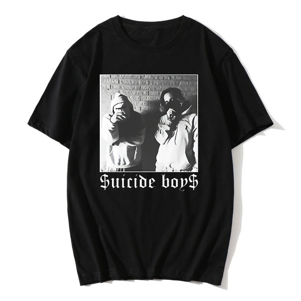 men's tshirts rapper suicide t shirt men women fashion cotton tshirt kids hip hop tee suicideboys camiseta hombre boy 230417, White;black
men's tshirts rapper suicide t shirt men women fashion cotton tshirt kids hip hop tee suicideboys camiseta hombre boy 230417, White;black