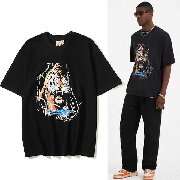 2023 fashion men's and women's t shirts uk high street brand representative jungle tiger loose ruffian handsome ins print youth co, White
2023 fashion men's and women's t shirts uk high street brand representative jungle tiger loose ruffian handsome ins print youth co, White