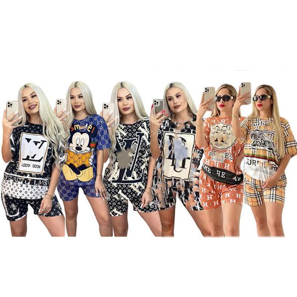 2023 brand women letter tracksuits summer 2 piece set short sleeve t-shirt shorts fashion sports suit crew neck outfits pullover jogging sui, Gray
2023 brand women letter tracksuits summer 2 piece set short sleeve t-shirt shorts fashion sports suit crew neck outfits pullover jogging sui, Gray