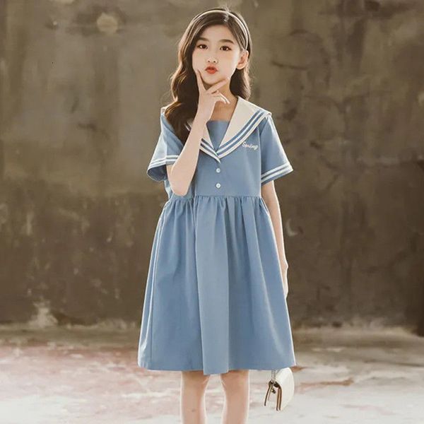 girl's dresses japan senior summer retro girls long cotton sailor collar teens casual jk baby clothes toddler 12 year 230414, Red;yellow
girl's dresses japan senior summer retro girls long cotton sailor collar teens casual jk baby clothes toddler 12 year 230414, Red;yellow