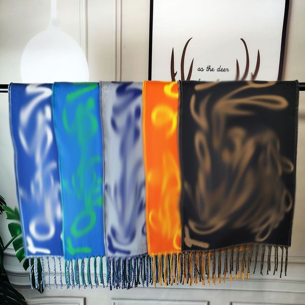 women scarf warm scarfs classic old flower graffiti letter double sided womens mens scarf, Blue;gray
women scarf warm scarfs classic old flower graffiti letter double sided womens mens scarf, Blue;gray